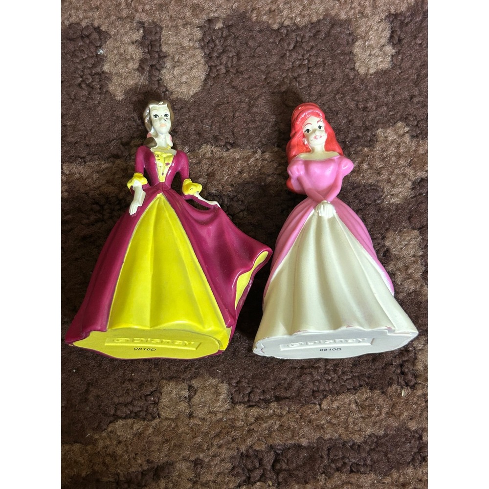 Disney Princess Figures Ariel Little Mermaid Drizella Cinderella 0810D Set of 2